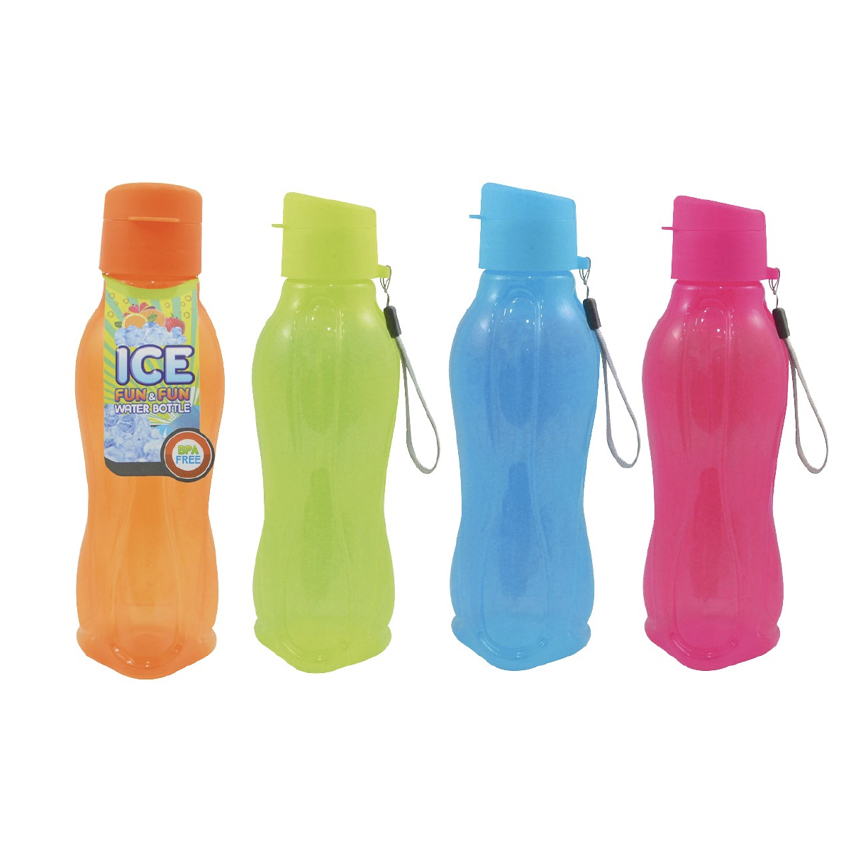 Plastic Water Bottle with Flip Cover (800ml / 1000ml)